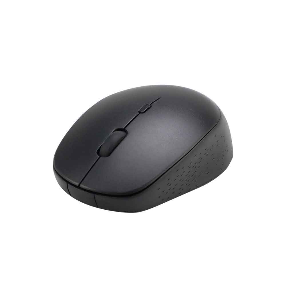 Mouse óptico inalámbrico Teros TE5074N, color Negro, 1600 dpi, receptor USB